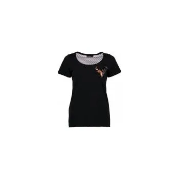 Dámské tričko Gipfelstürmer - tričko dámské černé s krátkým rukávem (2206) 5XL