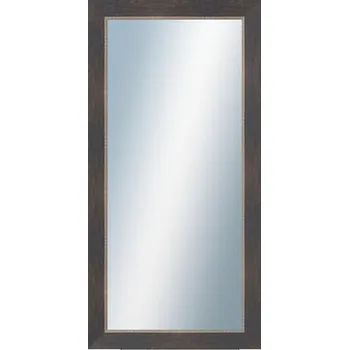 Zrcadlo DANTIK - Zarámované zrcadlo - rozměr s rámem cca 60x120 cm z lišty TOMAS černá velká (3031)