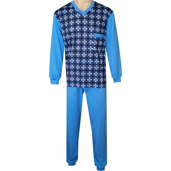 Pánské pyžamo Pánské Pyžamo Dlouhé FOLTÝN PD 350 Velikost: 6XL