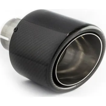 Koncovka výfuku ULTER SPORT Koncovka výfuku 1x100 mm N1-100CZ Karbon Průměr vstupu: 65 mm