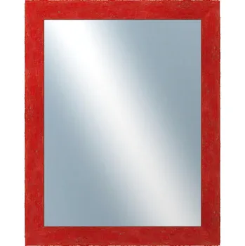 Zrcadlo DANTIK - Zarámované zrcadlo - rozměr s rámem cca 40x50 cm z lišty RETRO červená (2534)