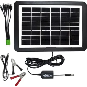 Univerzální solární nabíječka Solar-15W/12V Fotovoltaický solární panel USB 12V/15W (Praktická solární nabíječka s USB)