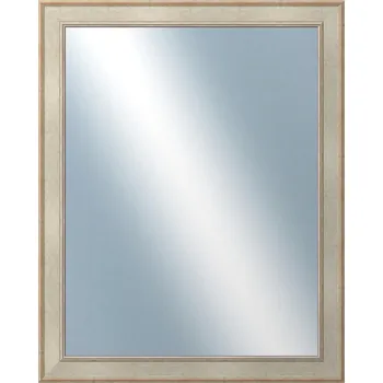 Zrcadlo DANTIK - Zarámované zrcadlo - rozměr s rámem cca 80x100 cm z lišty TOOTH stříbrná (2779)