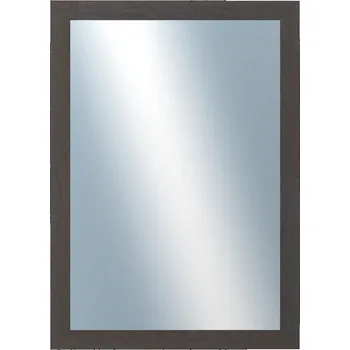 Zrcadlo DANTIK - Zarámované zrcadlo - rozměr s rámem cca 50x70 cm z lišty RETRO tmavě šedá (2529)