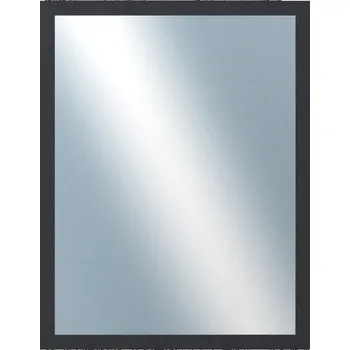 Zrcadlo DANTIK - Zarámované zrcadlo - rozměr s rámem cca 70x90 cm z lišty 4020 černá (2769)