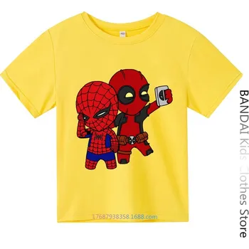 Dívčí tričko Marvel a DC TRIČKO s potiskem na motivy Marvel (3-14 let) Barva: žlutá 8, Velikost: 4T