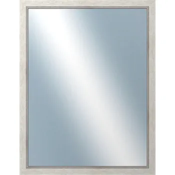Zrcadlo DANTIK - Zarámované zrcadlo - rozměr s rámem cca 70x90 cm z lišty CARRARA bílá (2896)