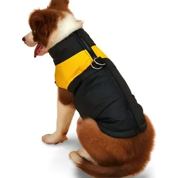 Pánská bunda Surtep Animals Zimní vesta Barva: Černo Žlutá, Velikost: 5XL