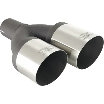 Koncovka výfuku ULTER SPORT Koncovka výfuku 2x90 mm NS2-90-1*L levá Průměr vstupu: 50 mm