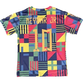 Fotbal Numberoplus Dětské fotbalové tričko - Brazílie Neymar Velikost: 12 roky (vel.146)