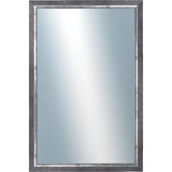 Zrcadlo DANTIK - Zarámované zrcadlo - rozměr s rámem cca 40x60 cm z lišty IVANETE šedá (2941)