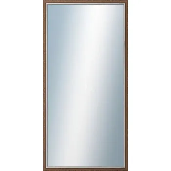 Zrcadlo DANTIK - Zarámované zrcadlo - rozměr s rámem cca 60x120 cm z lišty TAIGA hnědá (3107)