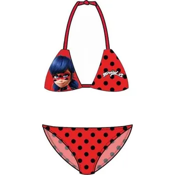 Dívčí plavky DOVOZ EU DÍVČÍ DVOJDÍLNÉ PLAVKY LADYBUG, KOUZELNÁ BERUŠKA Velikost: 104