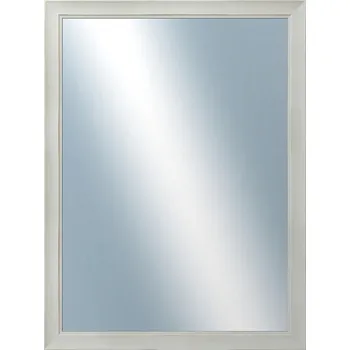 Zrcadlo DANTIK - Zarámované zrcadlo - rozměr s rámem cca 60x80 cm z lišty ANDRÉ velká bílá (3155)