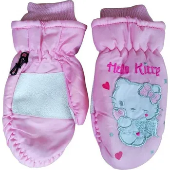 Rukavice SKI RUKAVICE HELLO KITTY h11f4044 růžové Velikost: 4-6