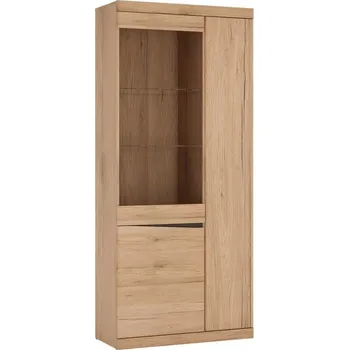 Knihovna Vitrína SUMMER 06 dub sanremo minimalistický