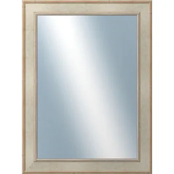 Zrcadlo DANTIK - Zarámované zrcadlo - rozměr s rámem cca 60x80 cm z lišty TOOTH stříbrná (2779)