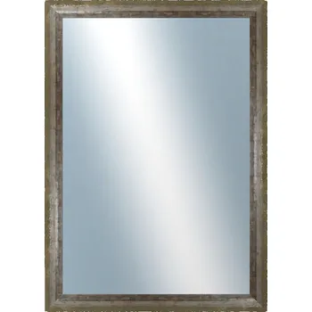 Zrcadlo DANTIK - Zarámované zrcadlo - rozměr s rámem cca 50x70 cm z lišty NEVIS zelená (3054)