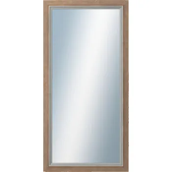 Zrcadlo DANTIK - Zarámované zrcadlo - rozměr s rámem cca 50x100 cm z lišty AMALFI okrová (3114)