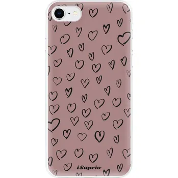 Odolné silikonové pouzdro iSaprio - Heart Dark - iPhone SE 2020