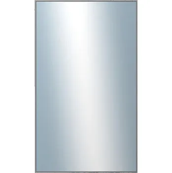 Koupelnový nábytek DANTIK - Zarámované zrcadlo - rozměr s rámem cca 60x100 cm z lišty Hliník šedá drás. | P269-223 (7269223)
