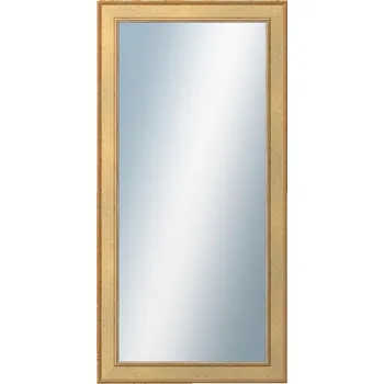 Zrcadlo DANTIK - Zarámované zrcadlo - rozměr s rámem cca 60x120 cm z lišty TOOTH zlatá (2778)