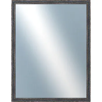 Zrcadlo DANTIK - Zarámované zrcadlo - rozměr s rámem cca 70x90 cm z lišty LYON černá (2705)