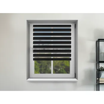 Roleta FEXI Zatemňovací Roleta Den a noc, Originál, Černá, E 098 v POLO kazetě, 150x30 cm