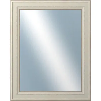 Zrcadlo DANTIK - Zarámované zrcadlo - rozměr s rámem cca 40x50 cm z lišty STEP bílá (3018)