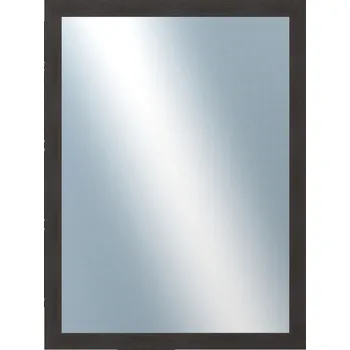 Zrcadlo DANTIK - Zarámované zrcadlo - rozměr s rámem cca 60x80 cm z lišty 4020 hnědá (2767)