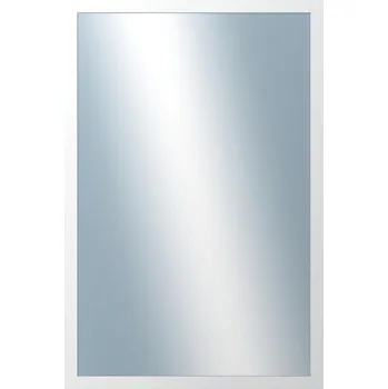 Zrcadlo DANTIK - Zarámované zrcadlo - rozměr s rámem cca 40x60 cm z lišty PERLA bílá lesklá vysoká (2746)