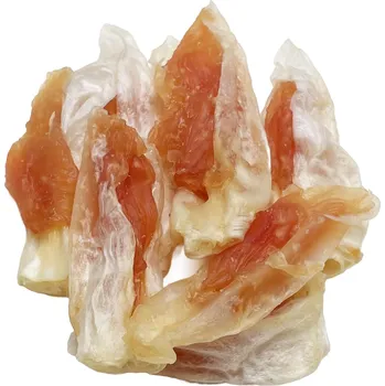 Pamlsek pro psa For Dogs and Cats Pochoutka Králičí ucho plněné kuřecím masem 75g