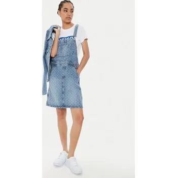 Dámské šaty Hugo Džínové šaty Garli_B 50513727 Modrá Regular Fit M