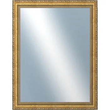 Zrcadlo DANTIK - Zarámované zrcadlo - rozměr s rámem cca 70x90 cm z lišty KLASIK zlatá (2824)