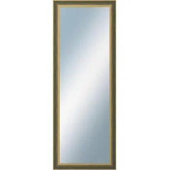 Koupelnový nábytek DANTIK - Zarámované zrcadlo - rozměr s rámem cca 60x160 cm z lišty ZVRATNÁ zelenozlatá plast (3070)