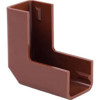 Elektroinstalační materiál Roh vnější 8736, LV 18x13, imitace dřeva - dub tmavý KOPOS 8736_I2