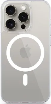Pouzdro na mobilní telefon Epico Resolve Case Magnetic pro Apple iPhone 15 Pro transparentní