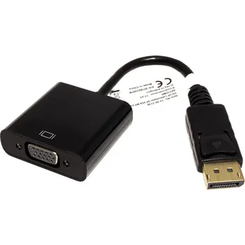 Value Value Konvertor DP(M) -> VGA(F), 10cm, 1920x1200 @60Hz