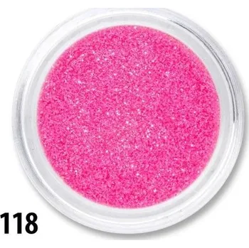 Třpytivý prášek - růžový - 118