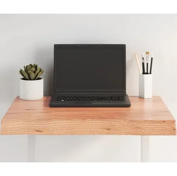 Obývací pokoj vidaXL Stolní deska 60x40x(2-6)cm ošetřený dub živá hrana [363865] Barva: světle hnědá