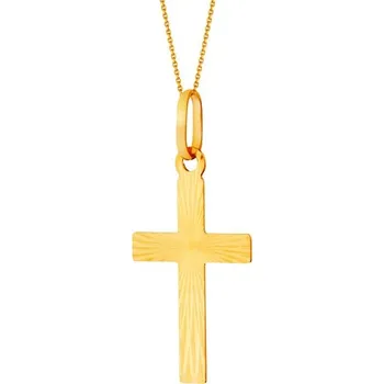 Přívěsek Zlatý přívěsek - kříž - AP16-013