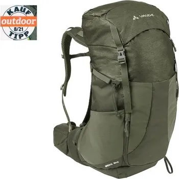 turistický batoh Vaude Brenta 36+6 turistický batoh s odvětranými zády khaki + Doprava zdarma