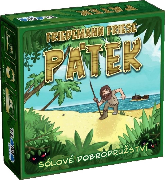 Tlama Games Pátek - desková hra pro jednoho hráče Friday CZ