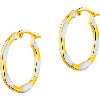 Náušnice Zlaté náušnice - kruhy, 19 mm - AP533-0980