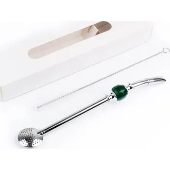 Příbor Set Bombilla Bola - Smaragdová