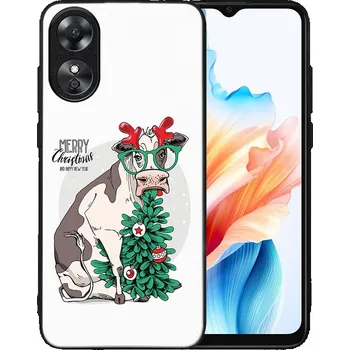 Vánoce VSECHNONAMOBIL 78530 MY ART Kryt s vánočním designem Oppo A38 MERRY CHRISTMAS (074)