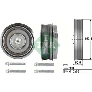 Sada řemenice, klikový hřídel Schaeffler INA 544 0505 20