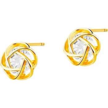 Náušnice Zlaté náušnice se zirkony - AP533-2134