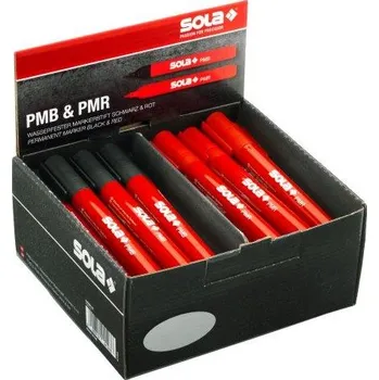 SOLA PMBR SET permanentní značkovač sada - 20x černá + 20x červená