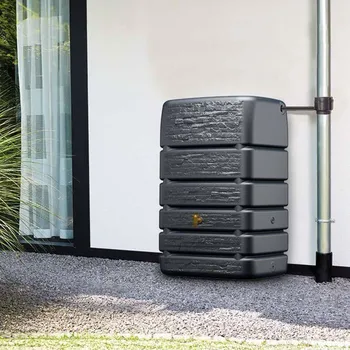 Zahradní plastová nádrž na dešťovou vodu SEINE 510 l, stone